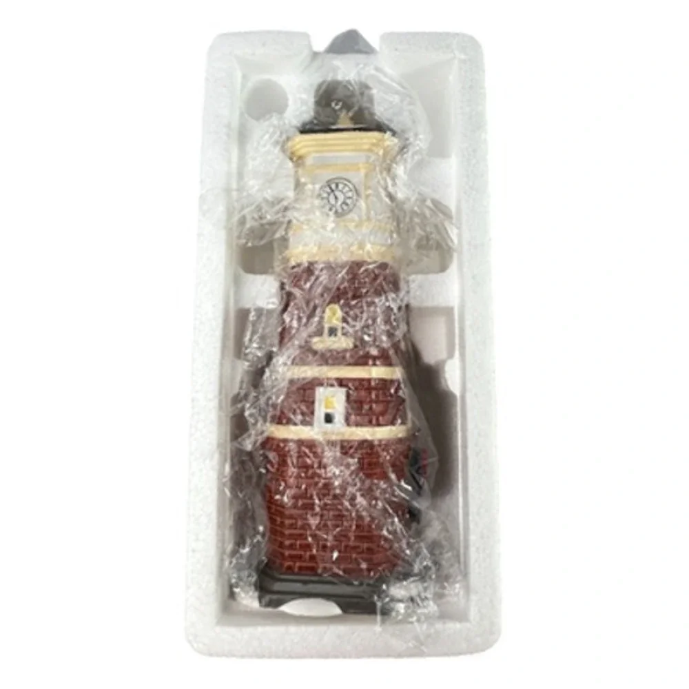 Dept 56 SNOW VILLAGE CLOCK TOWER 35th Anniversary Retired #4020221 Box‎ Read